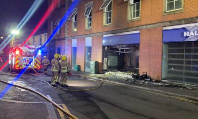 Fire at the Halifax branch in Portadown