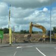 Diggers at Drive-thru in Portadown