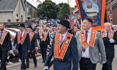 Twelfth of July celebrations in Killylea, Co Armagh
