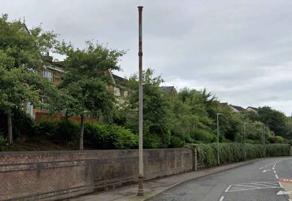 The Victorian 'stench pipe', on the Mossvale Road, Dromore, is one of only two fully-preserved such artefacts in Northern Ireland.