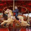 Funfair carousel