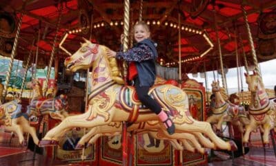 Funfair carousel