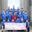 Armagh City U15s with Lord Mayor Sarah Duffy