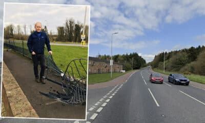 Concerns have been raised by Alderman Gareth Wilson over the number of accidents that have occurred in front of a row of houses off the main Gosford Road in Markethill