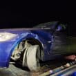 Michael Downey is accused of driving a blue BMW which rammed police officers on Monday, May 18