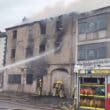Fire at Merchants Quay in Newry