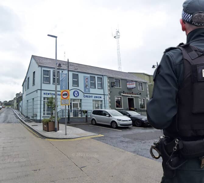 Police in Newtownhamilton