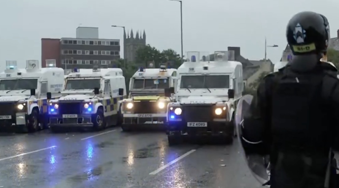 Portadown protest