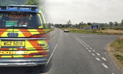 Police at Mahon Road in Portadown
