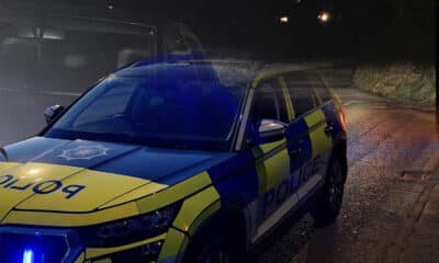 Police at night