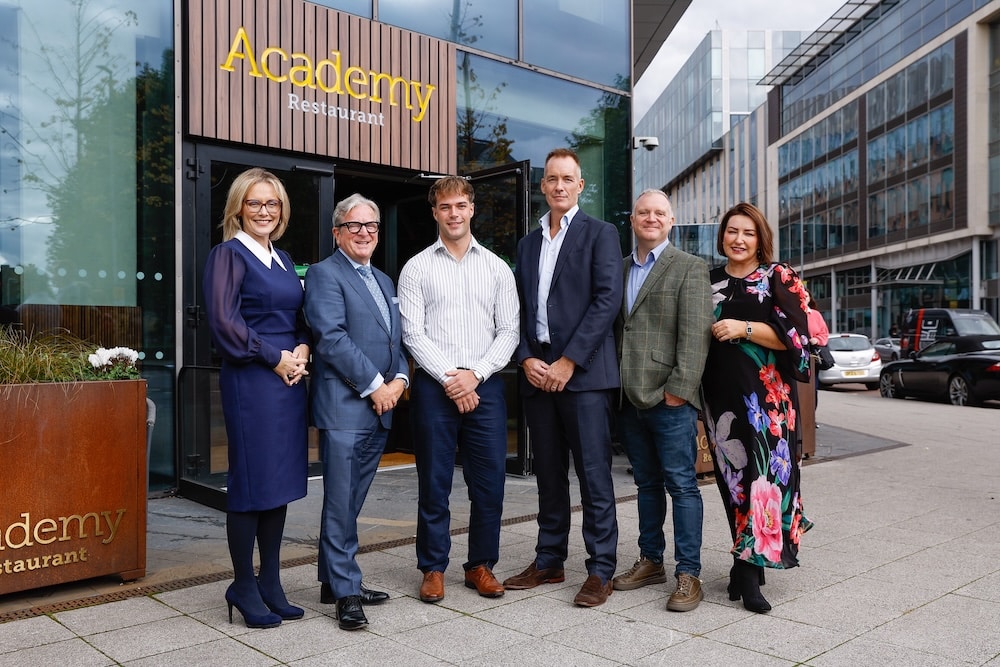 Leaders and future leaders shaping the future of luxury Hospitality at industry forum on the future of luxury hospitality hosted at Ulster University’s Academy Restaurant.
