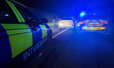 Police at night time interceptor
