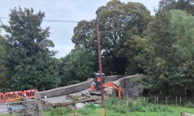 Work begins on repairing Clare Bridge