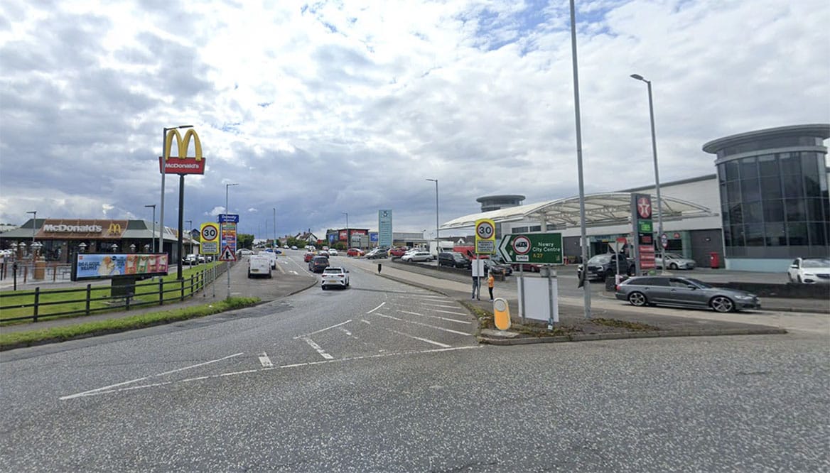 Fiveways Roundabout in Newry