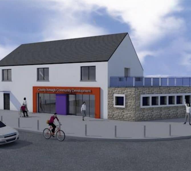 3D artists impression of proposed external improvements
