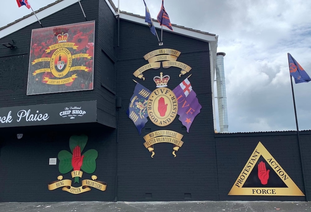 Paramilitary mural in Lurgan