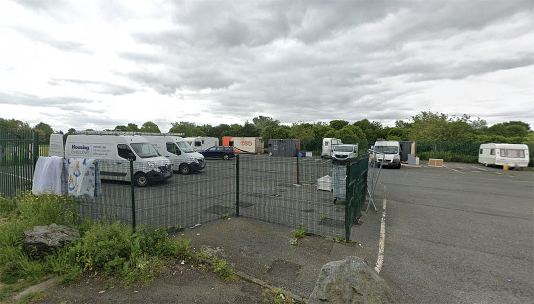 Traveller site in Craigavon