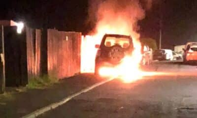 Vehicle fire Darkley