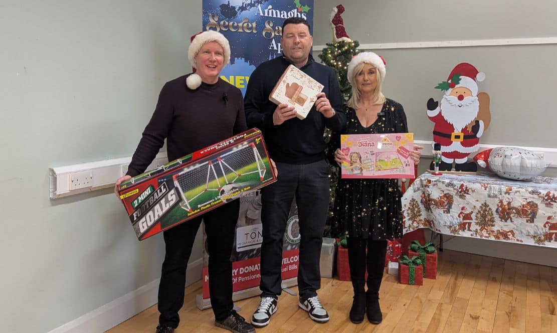 Toys under the tree and turkey on the table! Armagh Secret Santa Appeal smashes its second year