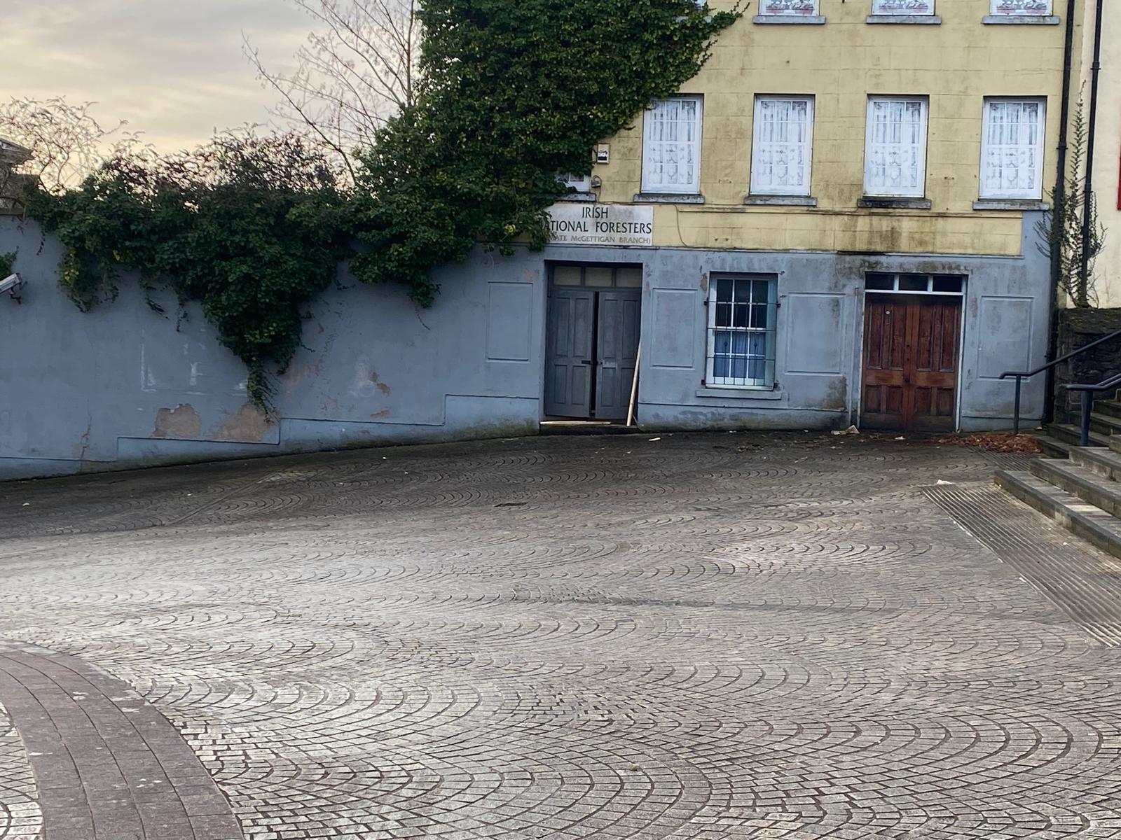 The old Irish National Forresters club on Market Street, Armagh