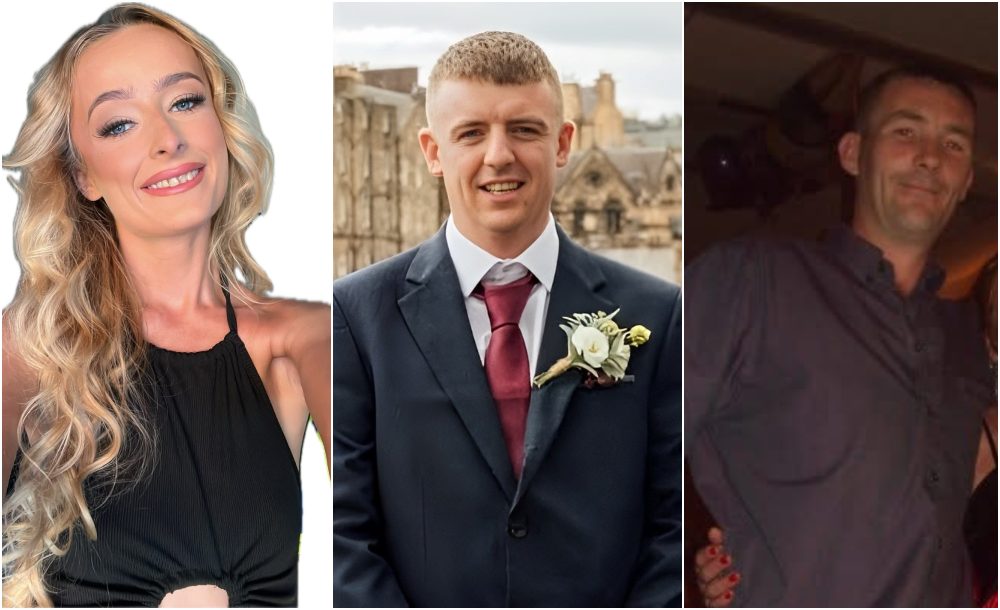 Laura Hoy, Conor Quinn and John Guy