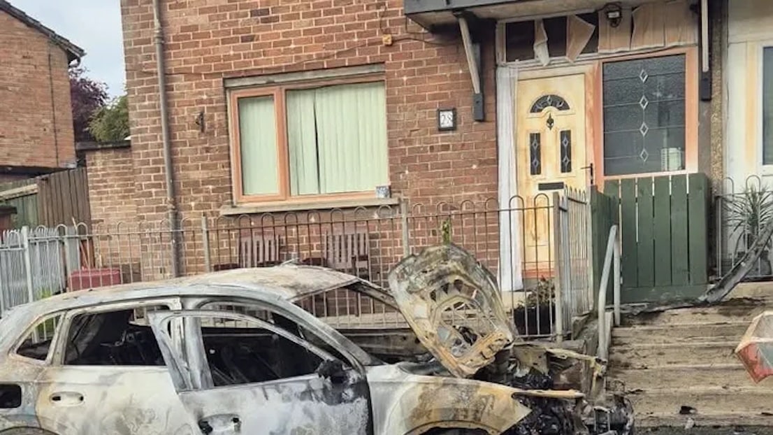 Arson attack in Armagh city