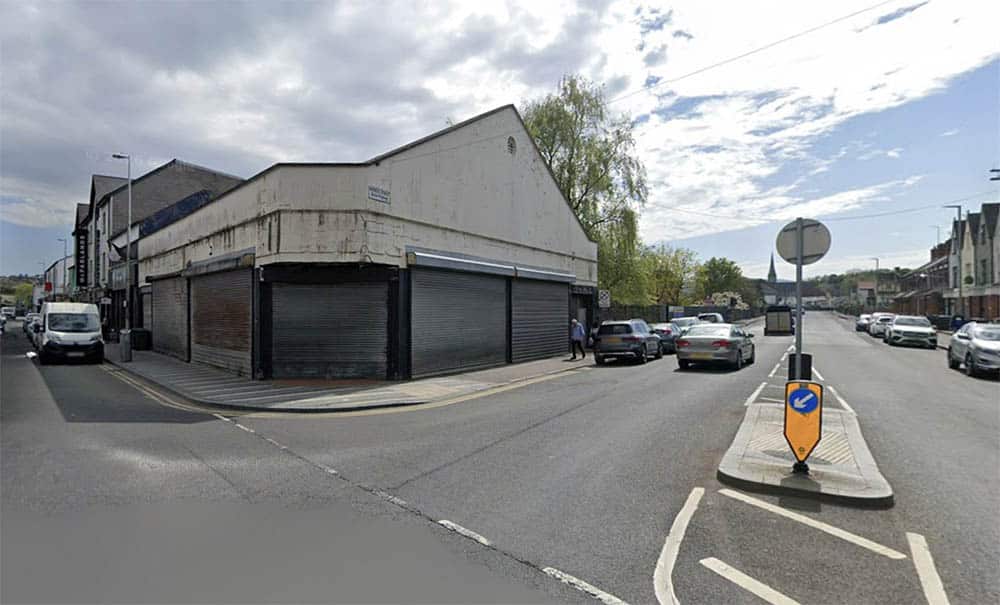 Monaghan Street and Patrick Street in Newry