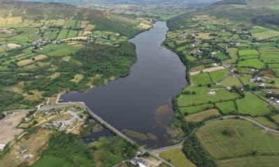Camlough Lake from the air
