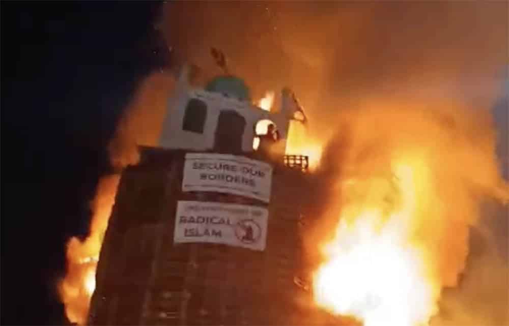 Moygashel bonfire
