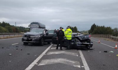 Newry police crash