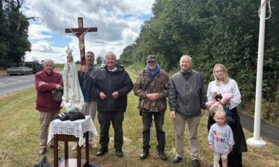 Protest at Navan Fort in Armagh