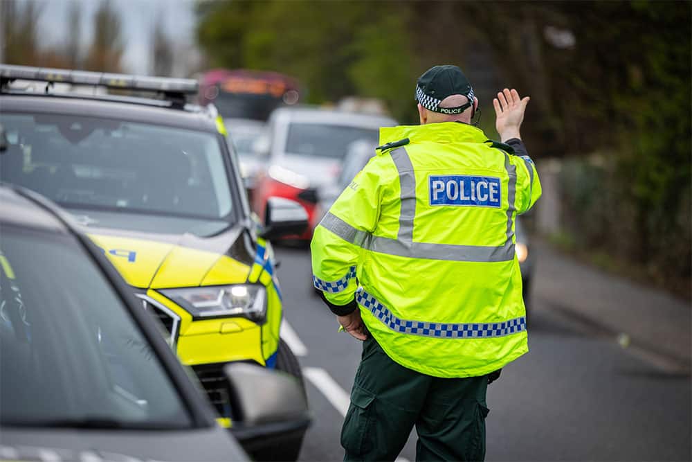Police checkpoint
