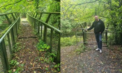 Clare Glen footbridge