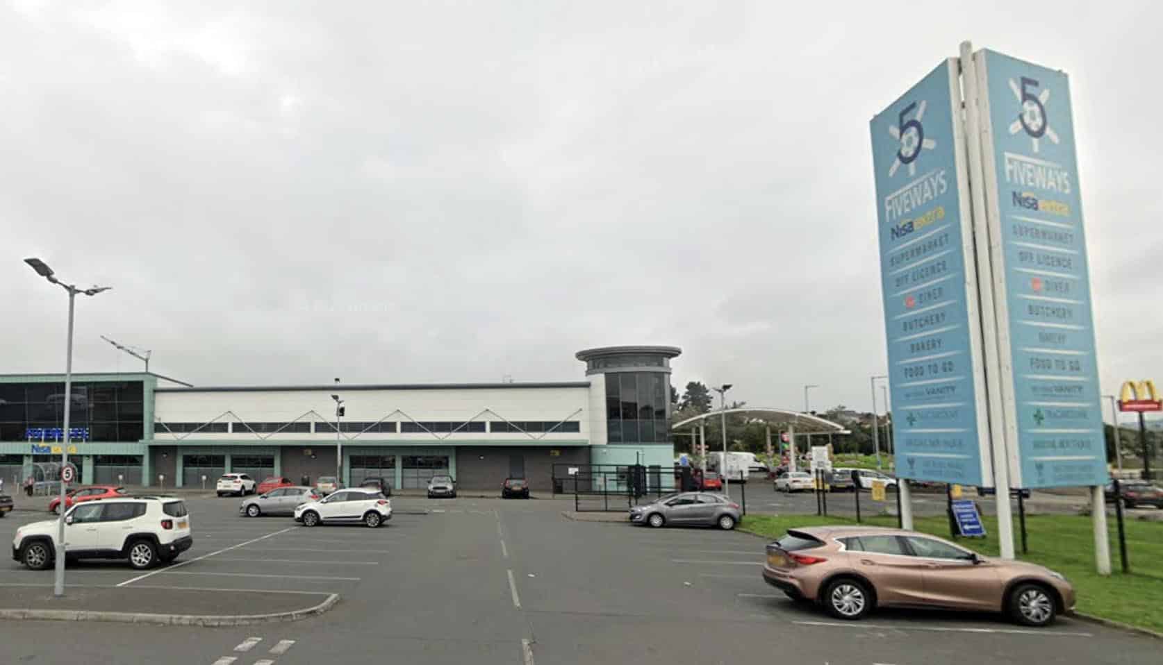 Fiveways car park Newry
