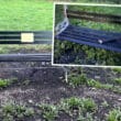 Memorial bench in Armagh
